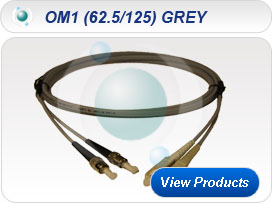 62.5/125 OM1 Duplex Mode Conditioning Patchcords GREY